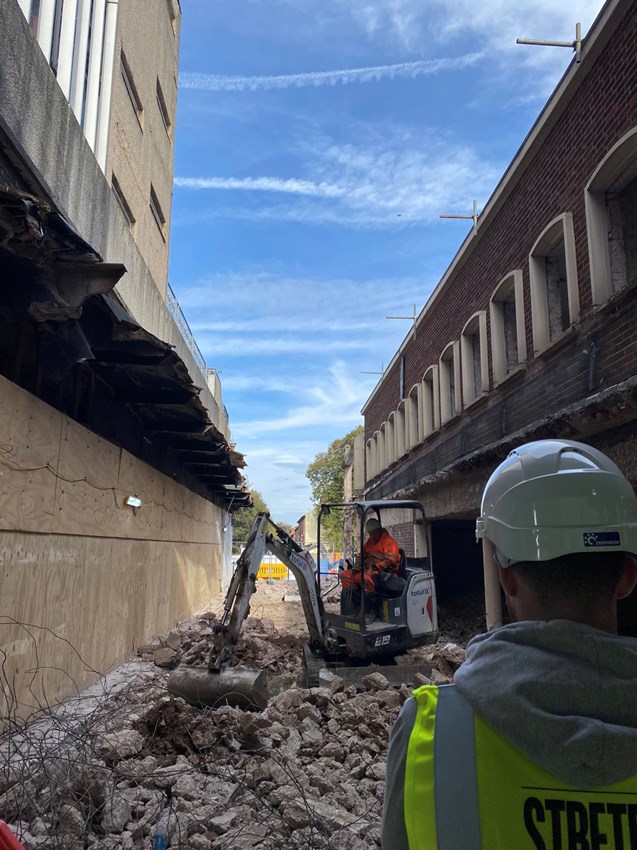 Pinnington Lane roof has been taken off